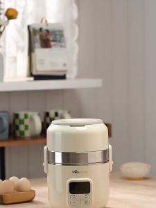 Bear Kotak makan siang listrik Portable Cooker / Alat Masak MPASI 3in1 Multifungsi