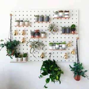 Bảng lỗ PEGBOARD giá treo tường để đồ dùng treo tranh ảnh móc khoá decor phòng cực xinh GP295