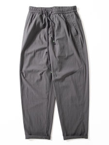 LCelulose Mens Summer New Style Smooth Lightweight Breathable Simple Match Loose Casual Pants Elastic Waist Loose Fit