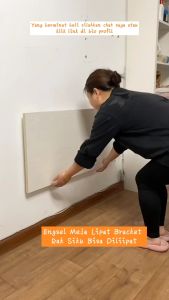 Bracket Engsel Siku 14\\\" Inch 60kg Rak Dinding Lipat Folding NED-6112 & Bracket Engsel Siku 20\\\" Inch Set Rak Meja Lipat Folding Stainless 6113