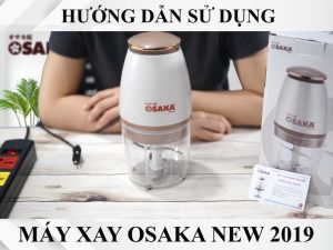 Máy Xay Sinh Tố Osaka Nhật Bản FP126 Máy Xay Đa Năng Thông Minh Máy Xay Hành Tỏi Máy Xay Ép Hoa quả Máy Xay Rau Thịt Máy Xay Đá Osaka 2019. GấuMẹ Store