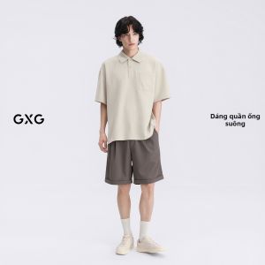 GXG | Quần Short Nam Dáng Thẳng Nhẹ