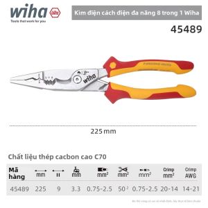 Wiha | Kìm Bóc Dây Đa Năng