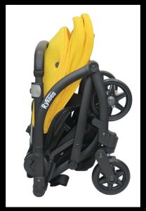 RYKEES Baby Stroller light weight stroller pram | Cabin stroller | Ultra Stability | European Design | 6Rubber PU wheels | Dual Facing