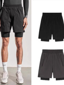 Quần Short Thể Thao Nam Cỡ Lớn 300 Pound Phong Cách Mỹ Quần Tập Luyện Co Giãn Nhanh Khô Mùa Hè Quần Năm Điểm