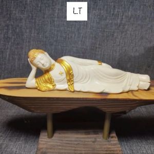 Tượng Phật Thích Ca Nằm Niết Bàn - Trang Trí Ô Tô Xe Hơi  Bàn Làm Việc