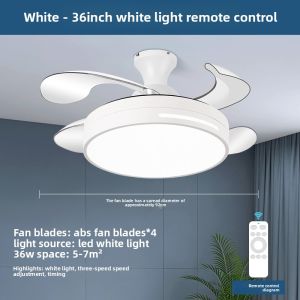 Chigo | Invisible Ceiling Fan Light Home Use
