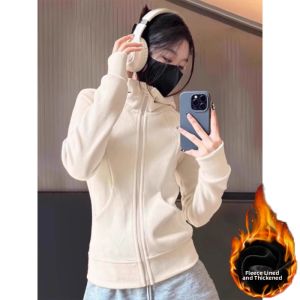 Fashionable Warm Hooded Slim-fit Outerwear
