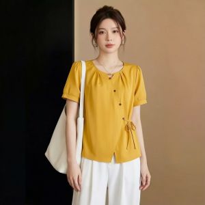 AIYITI | Elegant and Stylish Big Size Womens Shirt With Waist Cinching