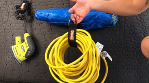 Heavy-Duty Storage Strap Extension Cord Hook Adjustable Storage Strap Velcro Strap Garden Wire Hose Organization