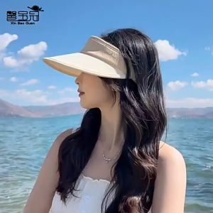Summer Hat Sun Hat Beach Hat for Women: UV Protection UPF50+ Visor Hat Big Hat Breathable Wide Brim Suitable for Cycling Beach Mountaineering Hiking Outdoor Sports