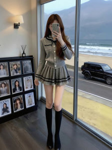 XUECAIQI | Korean Style College Knitwear Set Winter