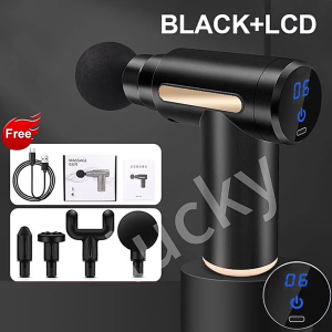 ALLTOU Portable Massage Gun Muscle Relaxation Percussive 12 Head High Frequency Vibration Fascial Gun Relaxing Pain Relief Portable Comfort