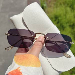 Smart Photochromic Automatic Color Changing Reading Glasses Frameless Anti Blue Light High Definition Youthful Sunglasses