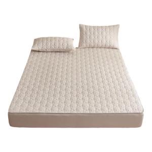 Antibacterial Thickened Cotton Bed Canopy Pure Cotton Mattress Protector Slip Resistant Single Piece Duvet Cover Bedding Accessories