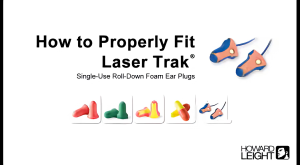 USA Honeywell Howard Leight Laser Trak Corded Earplugs | NRR 33 dB Noise Reduction | Metal Detectable Safety Ear Protection | Work Study Sleeping