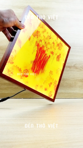 [GIÁ XƯỞNG] Tranh Đèn Trúc Chỉ Cây Bồ Đề Vuông – Đèn Thờ Trang Trí Không Gian Thờ Cúng Đa Dạng Kích Thước