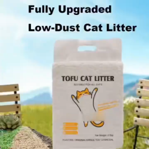 Tofu Cat Litter 1.9KG Flushable Cat Litter Quick Clumping 豆腐猫砂