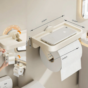 MOSHANG | Waterproof Suction Tissue Holder