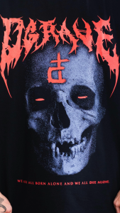 DGRAVE CREATIONS LAD RED PURPLE T-SHIRT