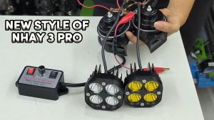 MCPA UNIVERSAL NHAY 3 PRO MUSIC RAPID RELAY 12V-24V FOR CAR MOTOR 16 TUNES RELAY MUSIC BOX (10886)