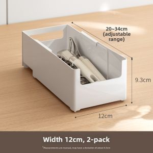 LANJIAOLUO | Extendable Compartmental Storage Organizer Drawer Insert