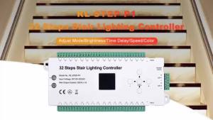 LED Light Controller 1-32 Steps Stair Controller With Daylight Sensor Motion Sensor SPI LED Strip Dimmer Stair Light Controller