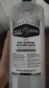 Bed Bugs Spray Effective Killer and Dust Mite Spray for Bedroom Sofa Mattress and Home Use 1 Liter Solution