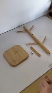 Creative Wooden Desktop Coffee Cup Storage Rack Bamboo Tree Shaped Mug Rack Living Room Kitchen Cup Holder Hat Storage Rack