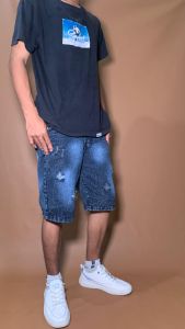 Celana Jeans Pendek Dewasa Motif Sobek Premium Quality Terlaris