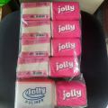 tissue jolly pop up murah 10 in 1. mohon maaf promo free tempat tisu nya sudah abis. 🙏🙏🙏. 