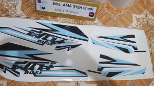 GUNDAM DECALS STICKER FIT FOR RUSI MACHO / RUSI MACHO GUNDAM DECALS /GLOSSY VINYL STICKER / MOTORCYCLE ACCESSORIES / MOTORCYCLE STICKER / WATERPROOF
