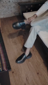 RENZO FULL BLACK |ManNeedMe x ARF| Sepatu Pantofel Pria Loafers Formal / Kantor