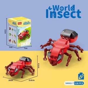 Đồ chơi lắp ráp mô hình khối xây dựng building block Sinh vật biển/Côn trùng/Insect world/Ocean world