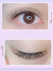 Nagaraku Three-leaf Clover Eyelash Extension Ultra Soft Y-shaped Non-frizzing Professional Salon Use Artificial Fiber Eyelashes