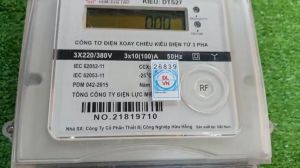 Công Tơ Điện Tử 3 Pha 4 Dây Chính Hãng Hữu Hồng Có Giấy Kiểm Định Công Suất 100A