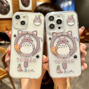 Magnetic Magnetic MagSafe Protective Case for Apple 14 Phone Case Iphone15promax New Arrival 13 Cartoon Totoro 12 Silicone 12 Couple 15pro 11 Ultra-Thin Huawei Mate60pro