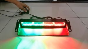 12V Red-Green Dashboard Blinker Emergency Light (14 inches)