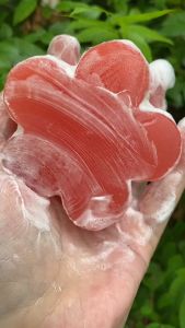 สบู่คลีนซิ่ง1ก้อน ล้างเครื่องสำอางพร้อมบำรุงให้ผิวขาวอมชมพู ฟองนุ่มมาก น้ำหนัก100กรัม