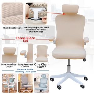 SHIYINBEIBI | Universal Elastic Chair Cushion Cover With Headrest