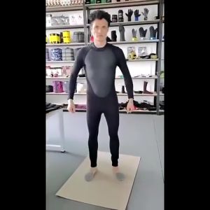 Neoprene Men Full Bodysuit Wetsuit 3mm Scuba Zipper Diving Stretchy Swimming Surfing Snorkeling