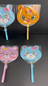 50 Pcs Kipas Pulpen Animal Kartun Kemasan Plastik