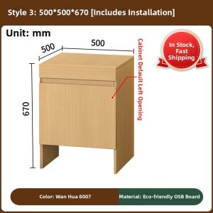 QIANGXIANG | Robotic Vacuum Base Station Storage Cabinet