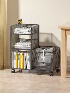 Movable Bookshelf With Wheels