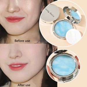 CANDYBELLA Oil-Control Setting Powder Matte Natural Soft Powder with a Small Mirror Face Oil Control Powder/ Moisturizing Skin-Friendly Contouring Powder