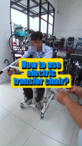 Rechargable Electric Transfer Chair with Patient Lifter Remote Control Kerusi Pindah Pesakit Tandas