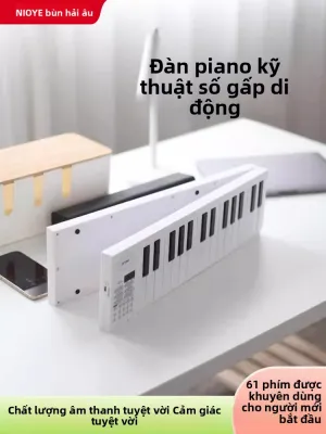 NIOYE | Đàn Piano Điện 61 Phím Gập Đựng Tiện Lợi