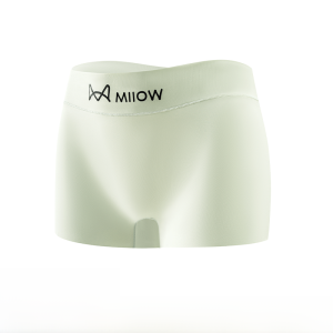 miiow | Womens Summer Ice Silk Thin Briefs Safety Pants Flat Angle Underwear Two-In-One JK Bottoms No Roll Edge Comfortable Briefs