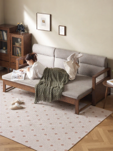 YUANSHI YUANSU | Solid Wood Foldable Sofa Bed Oak
