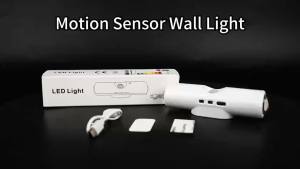 Smart RGB Night Light Magnetic Motion Sensor Rechargeable Wall Lamp Mood Decor Ambient Light for Bedroom Closet Hallway Stair